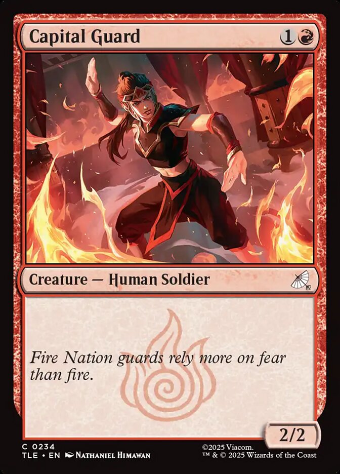 Capital Guard 234 (Avatar: The Last Airbender: Eternal-Legal)  - Foil | Good Games Cannington