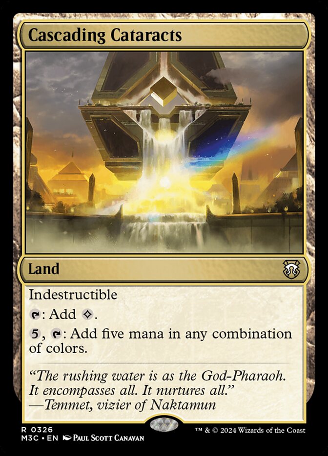 Cascading Cataracts 326 (Commander: Modern Horizons 3)  | Good Games Cannington