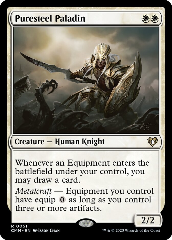Puresteel Paladin 51 (Commander Masters)  | Good Games Cannington
