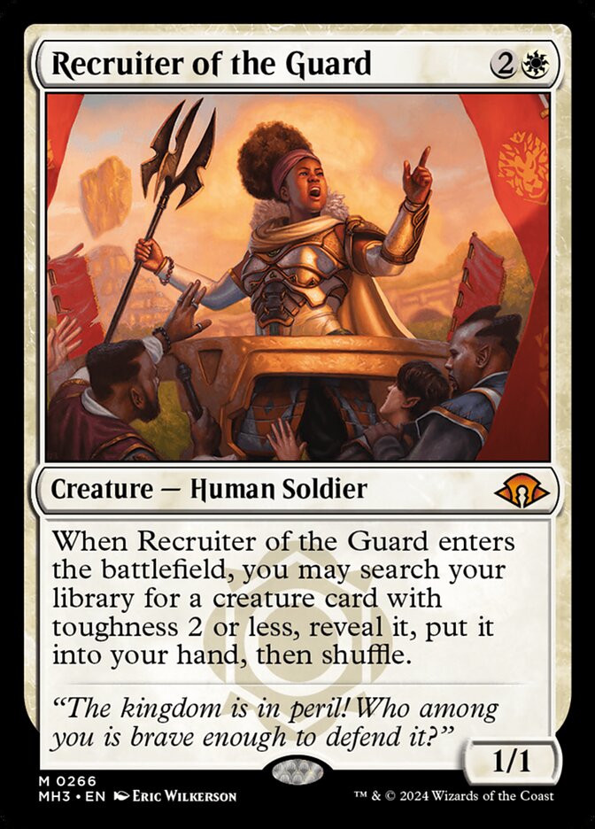 Recruiter of the Guard 266 (Modern Horizons 3)  | Good Games Cannington