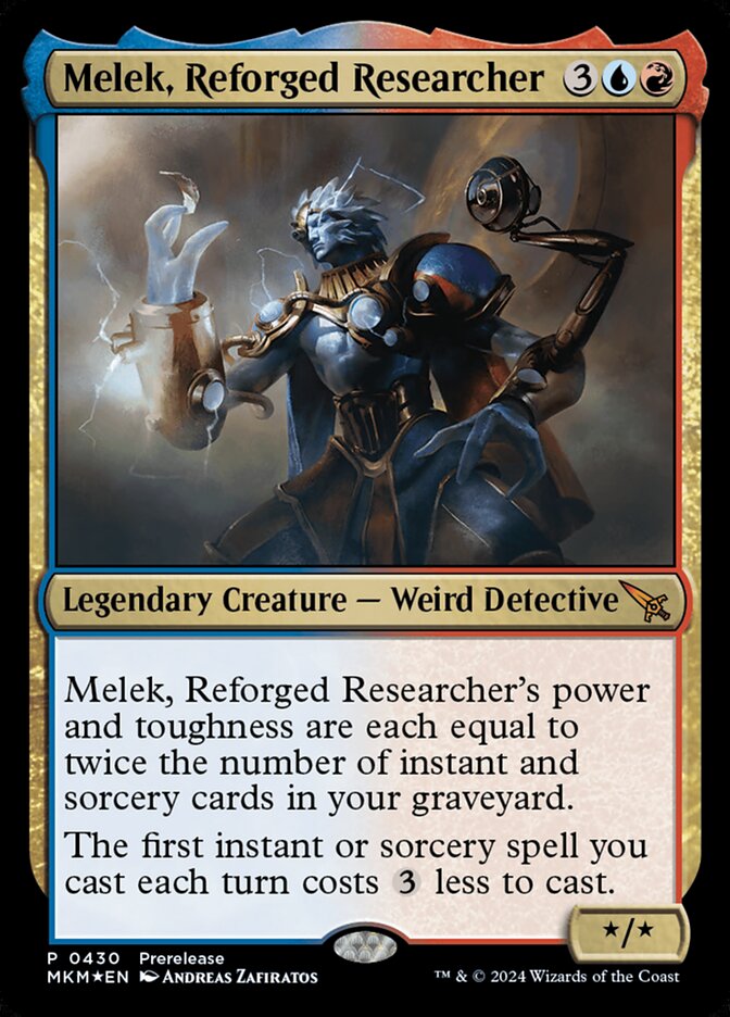 Melek Reforged Researcher 430 (Prerelease Cards)  - Foil | Good Games Cannington