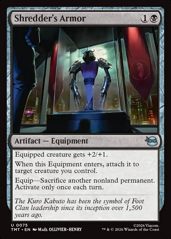 Shredder's Armor 75 (Teenage Mutant Ninja Turtles)  - Foil | Good Games Cannington
