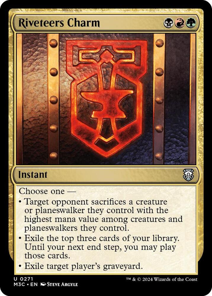 Riveteers Charm 271/411 (Commander: Modern Horizons 3)  - Ripple Foil | Good Games Cannington