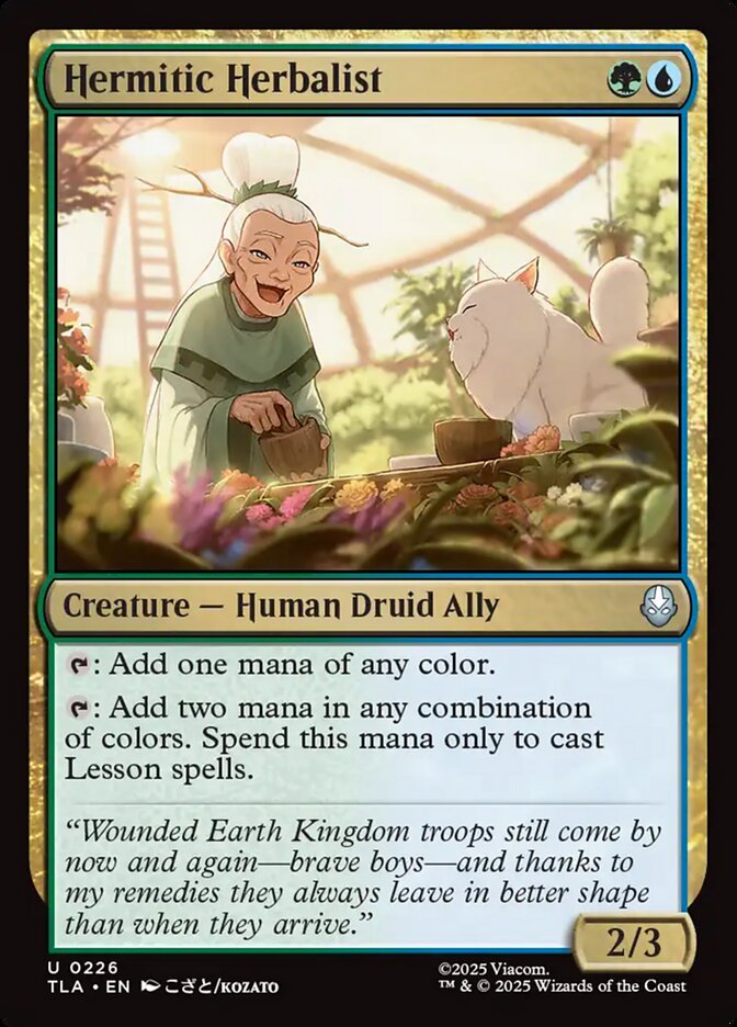 Hermitic Herbalist 226 (Avatar: The Last Airbender)  | Good Games Cannington