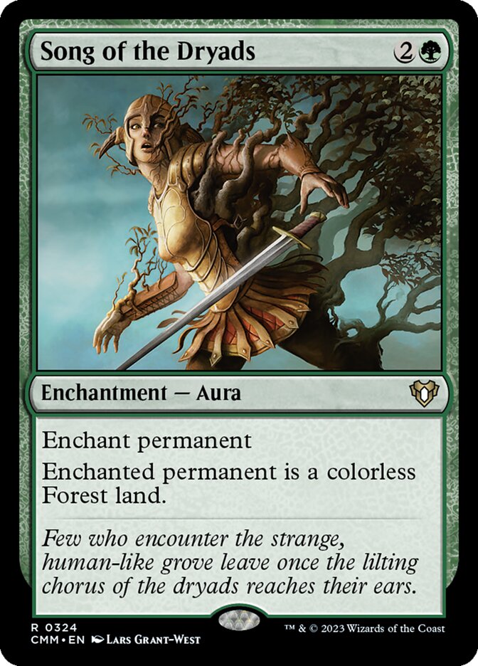 Song of the Dryads 324/451 (Commander Masters)  | Good Games Cannington