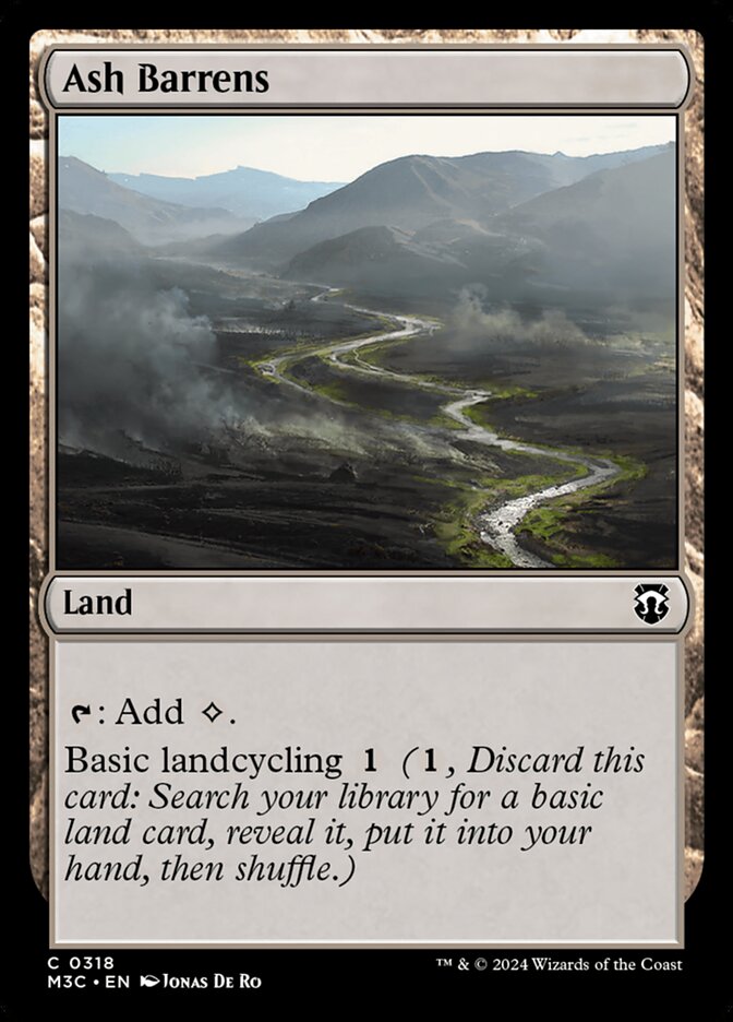 Ash Barrens 318/411 (Commander: Modern Horizons 3)  | Good Games Cannington