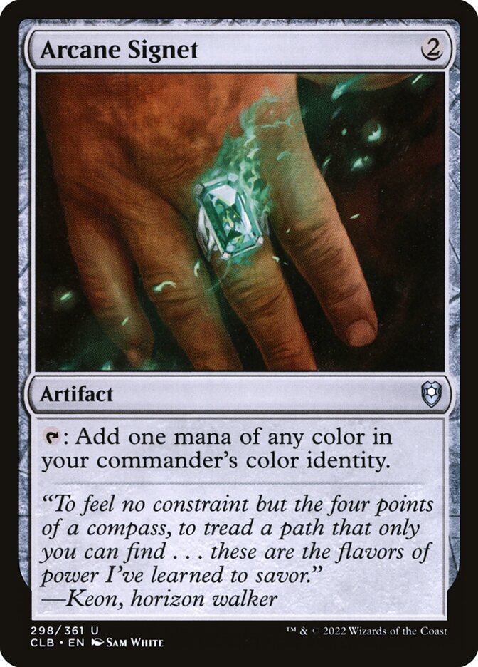Arcane Signet 298/361 (Commander Legends: Battle for Baldur's Gate)  | Good Games Cannington