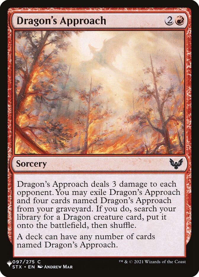 Dragon's Approach 097/275 (The List Reprints)  | Good Games Cannington
