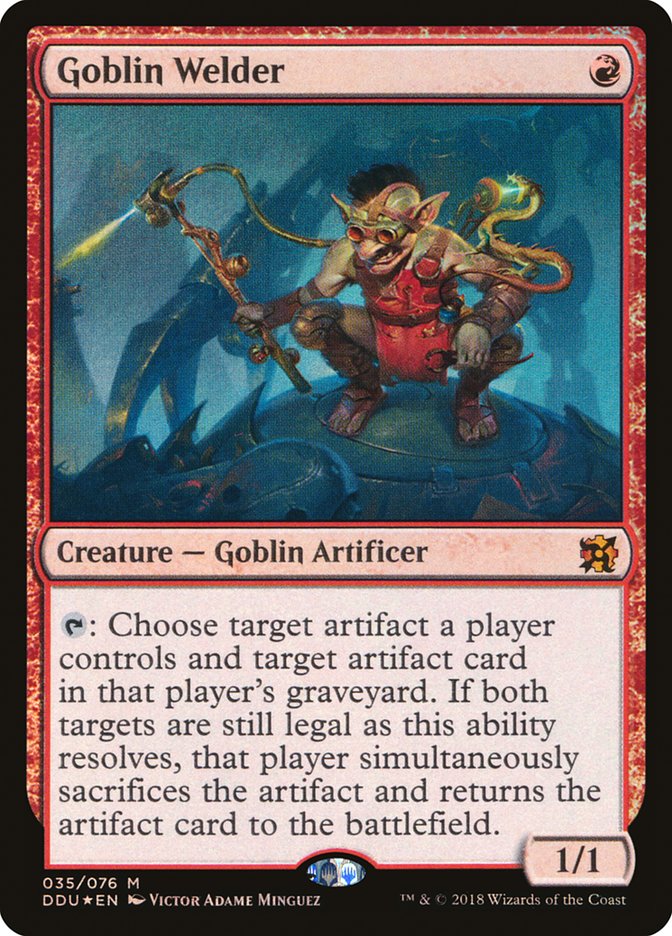 Goblin Welder 35/76 (Duel Decks: Elves vs. Inventors)  - Foil | Good Games Cannington