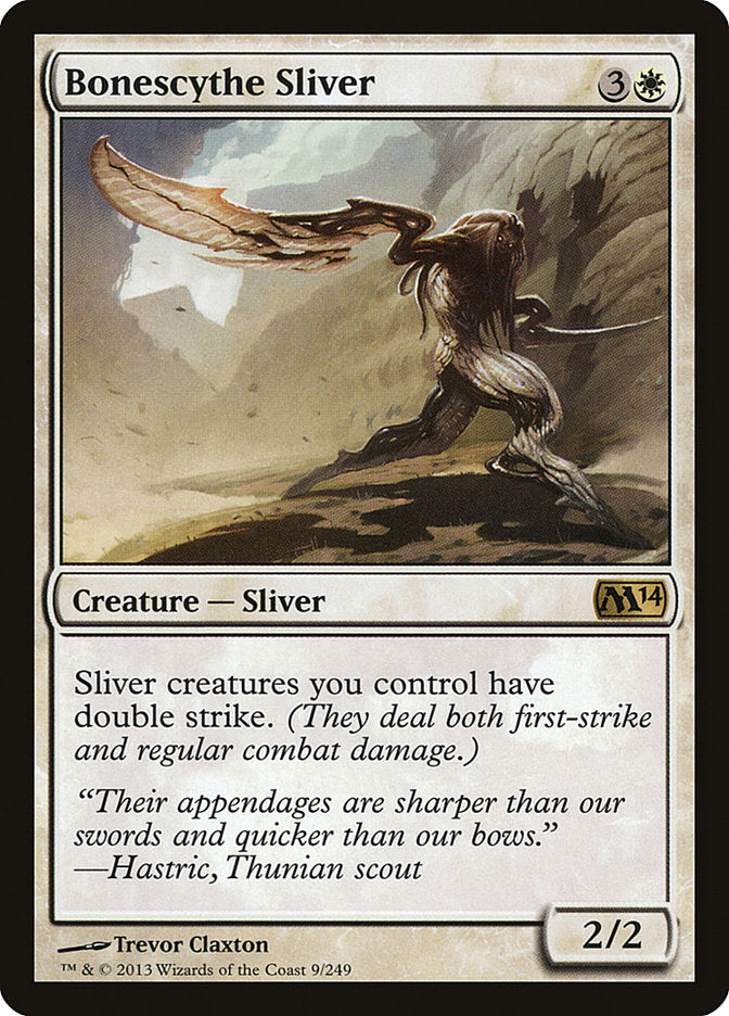 Bonescythe Sliver 9 (Magic 2014 (M14))  | Good Games Cannington