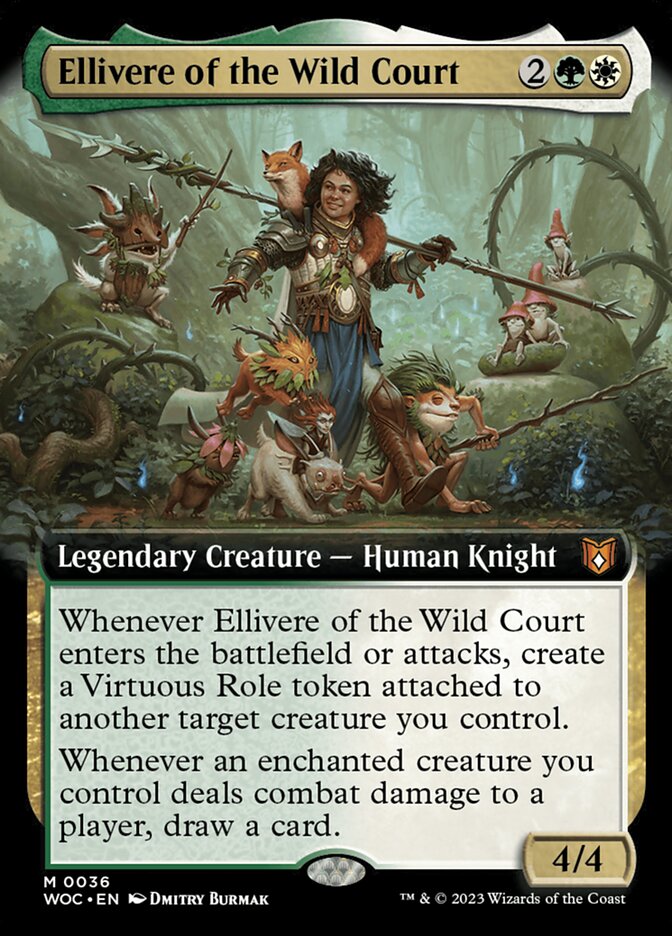 Ellivere of the Wild Court 36 (Commander: Wilds of Eldraine)  | Good Games Cannington