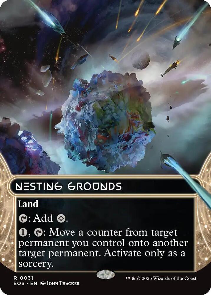Nesting Grounds  31 (Edge of Eternities: Stellar Sights)  - Borderless | Good Games Cannington