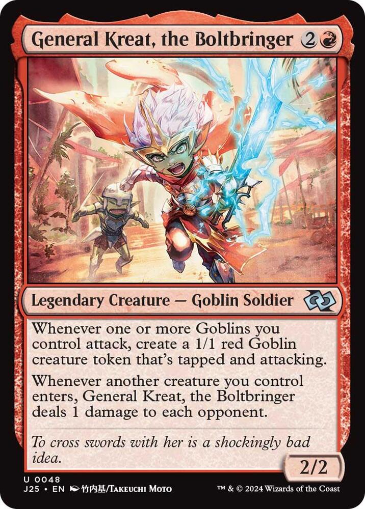 General Kreat, the Boltbringer 48 (Foundations Jumpstart)  | Good Games Cannington