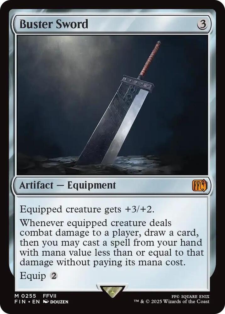 Buster Sword 255 (FINAL FANTASY)  - Foil | Good Games Cannington