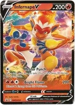 Infernape V SWSH252 (SWSH: Sword & Shield Promo Cards)  - Holofoil | Good Games Cannington