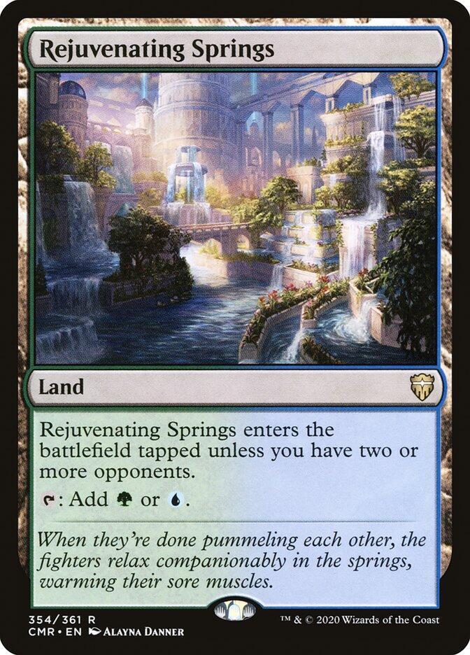 Rejuvenating Springs 354 (Commander Legends)  | Good Games Cannington