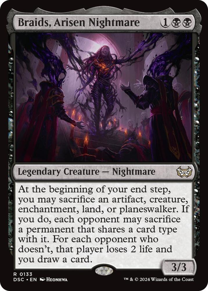 Braids, Arisen Nightmare 133 (Commander: Duskmourn: House of Horror)  | Good Games Cannington