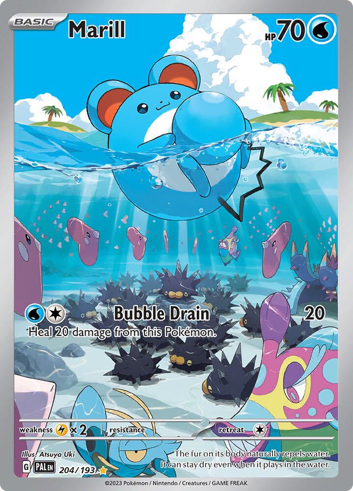 Marill 204 193 204/193 (SV02: Paldea Evolved)  - Holofoil | Good Games Cannington