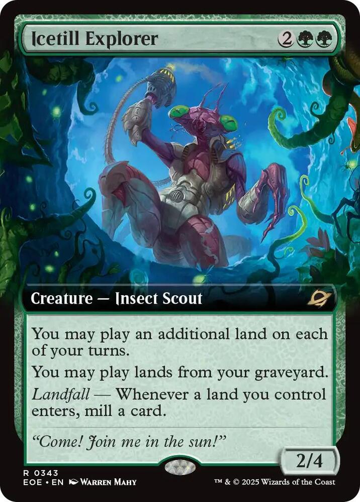 Icetill Explorer 343/276 (Edge of Eternities)  - Extended Art | Good Games Cannington
