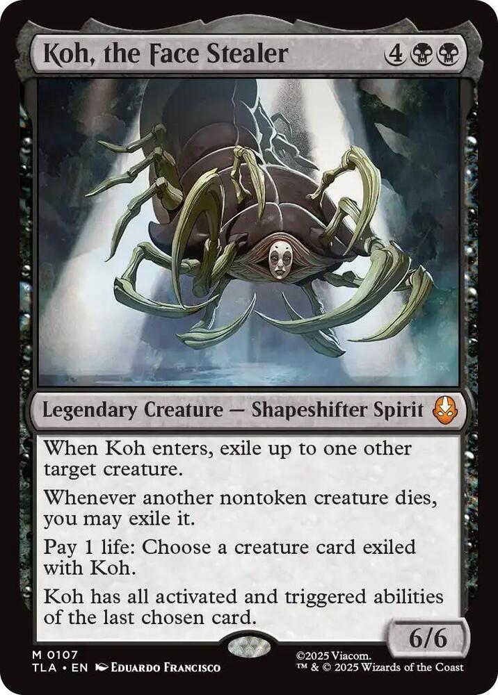 Koh the Face Stealer 107 (Avatar: The Last Airbender)  - Foil | Good Games Cannington