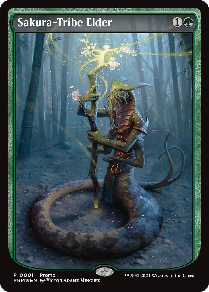 Sakura-Tribe Elder 1 (WPN & Gateway Promos)  - Textless Foil | Good Games Cannington