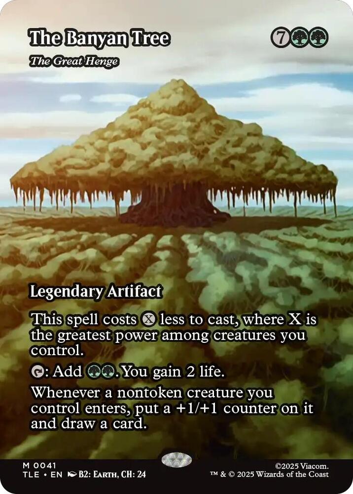 The Banyan Tree - The Great Henge 41 (Avatar: The Last Airbender: Eternal-Legal)  - Borderless Foil | Good Games Cannington