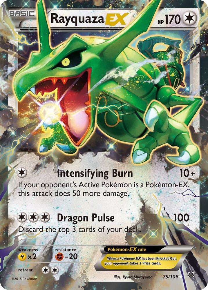 Rayquaza EX 75 (XY - Roaring Skies)  - Holofoil | Good Games Cannington