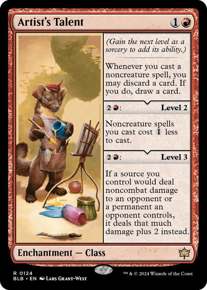 Artists Talent 124 (Bloomburrow)  | Good Games Cannington
