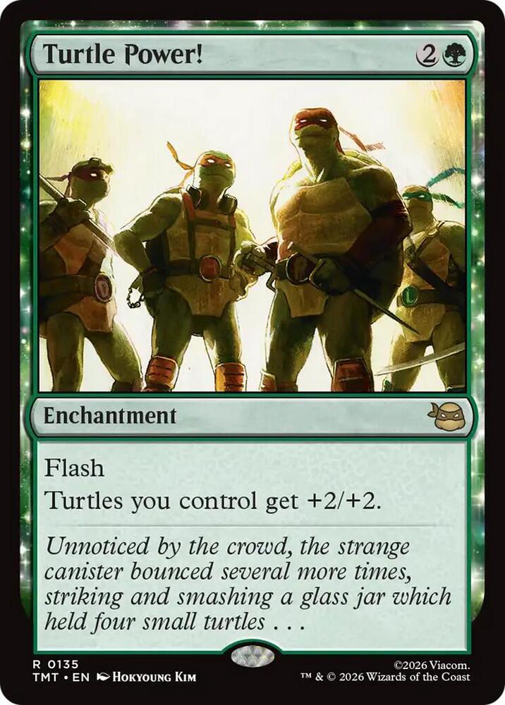 Turtle Power 135 (Teenage Mutant Ninja Turtles)  - Foil | Good Games Cannington