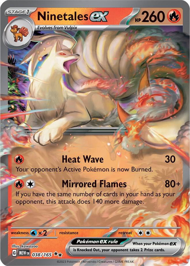 Ninetales ex 038/165 (SV: Scarlet & Violet 151)  - Holofoil | Good Games Cannington