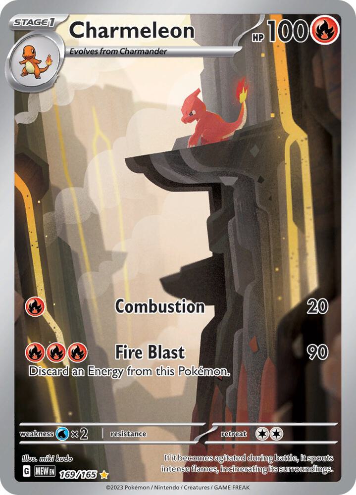 Charmeleon 169/165 (SV: Scarlet & Violet 151)  - Holofoil | Good Games Cannington
