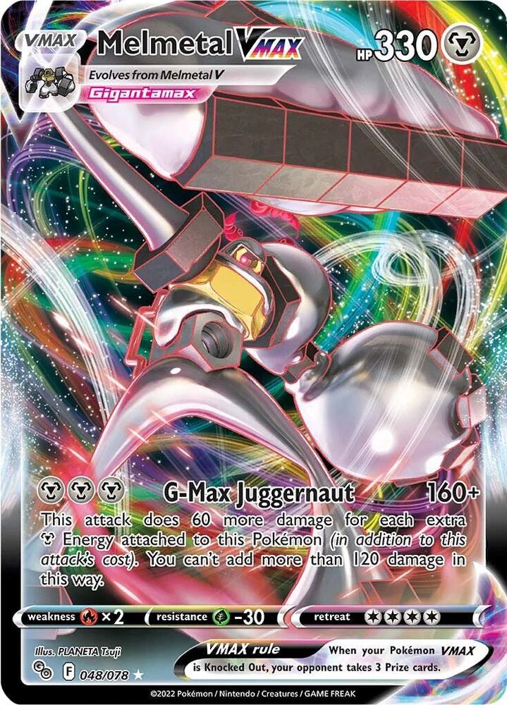 Melmetal VMAX 048/078 (Pokemon GO)  - Holofoil | Good Games Cannington