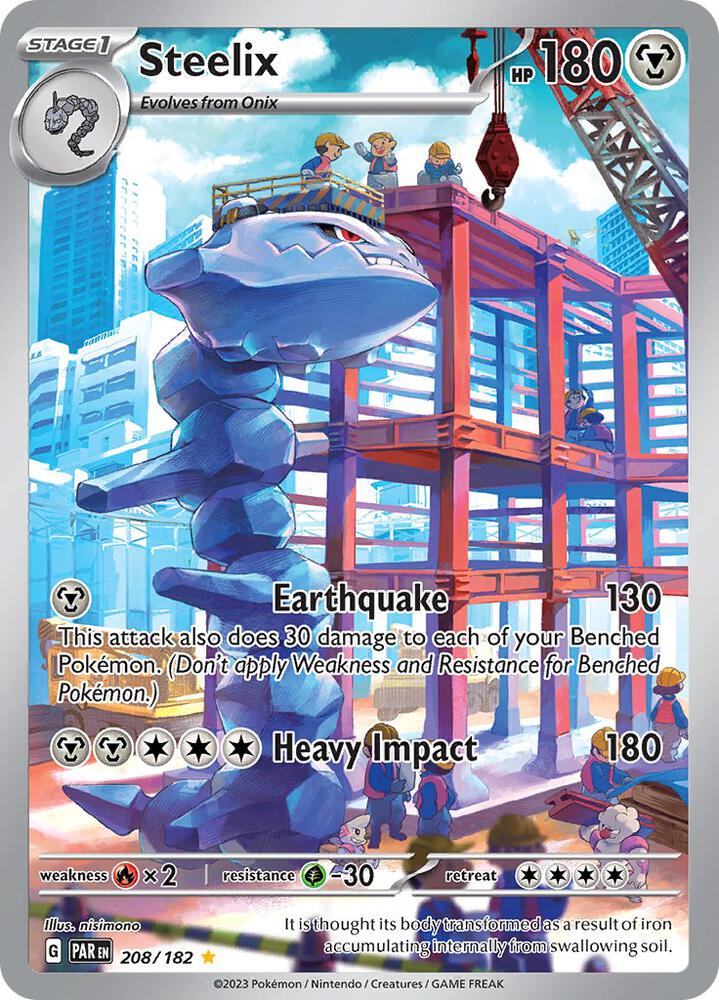 Steelix 208/182 (SV04: Paradox Rift)  - Holofoil | Good Games Cannington
