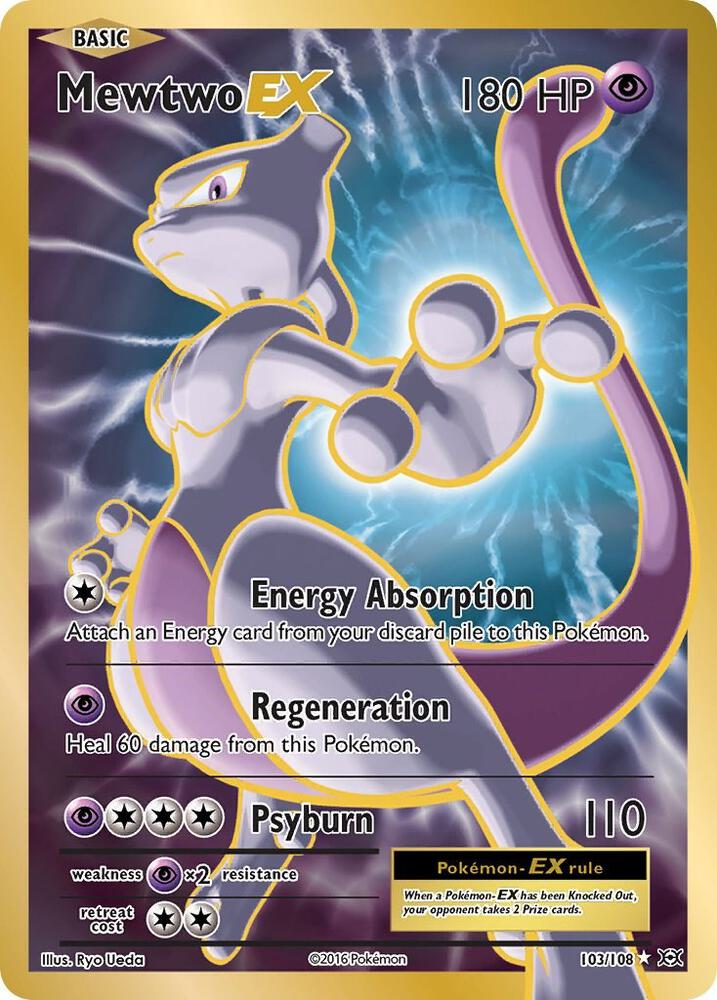 Mewtwo EX 103/108 (XY - Evolutions)  - Holofoil | Good Games Cannington