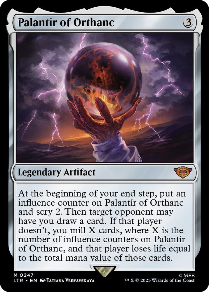 Palantír of Orthanc 247 (Universes Beyond: The Lord of the Rings: Tales of Middle-earth)  - Foil | Good Games Cannington