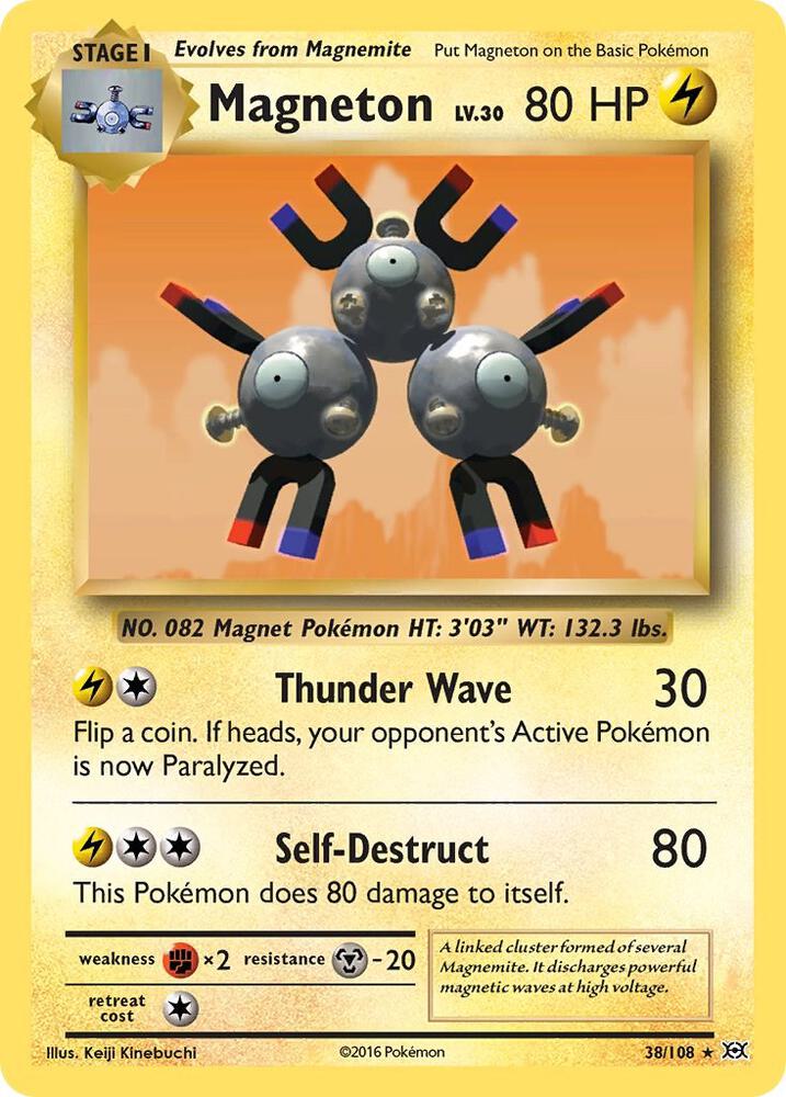 Magneton 38/108 (XY - Evolutions)  - Holofoil | Good Games Cannington