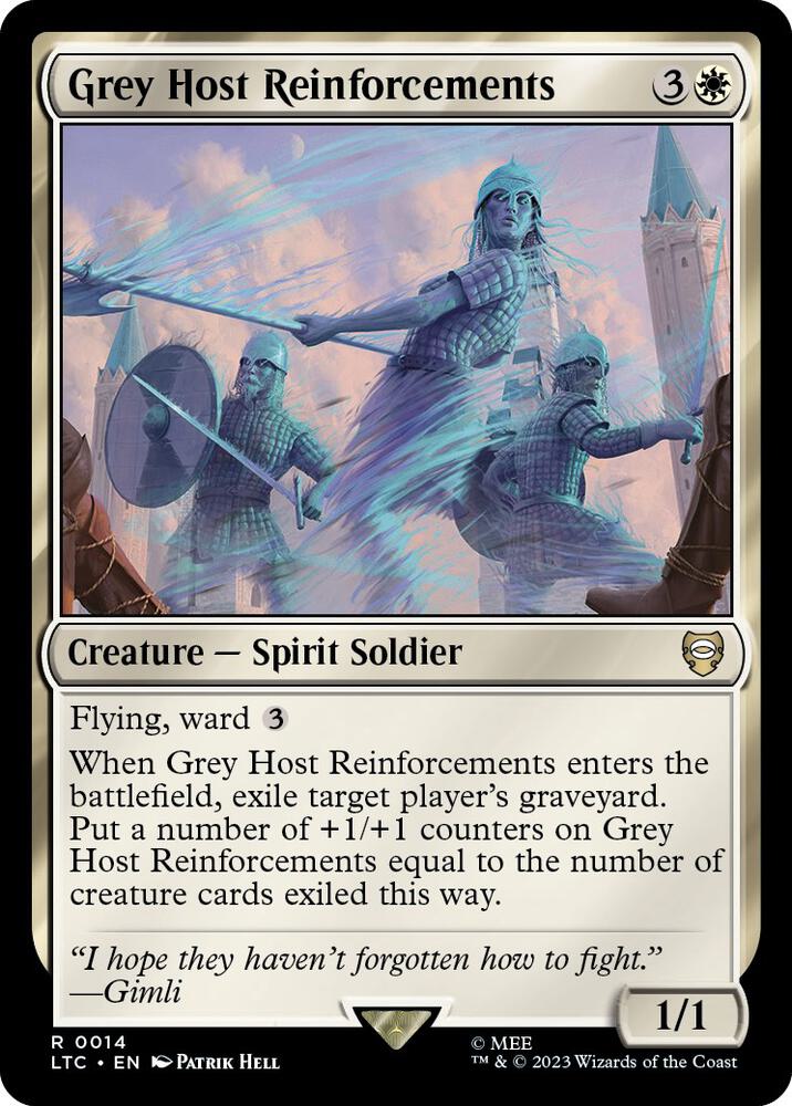 Grey Host Reinforcements 14 (Commander: The Lord of the Rings: Tales of Middle-earth)  | Good Games Cannington