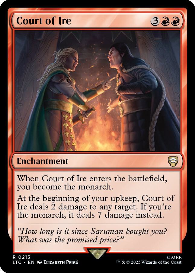 Court of Ire 213 (Commander: The Lord of the Rings: Tales of Middle-earth)  | Good Games Cannington