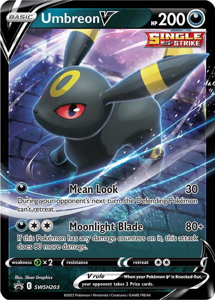 Umbreon V SWSH203 (SWSH: Sword & Shield Promo Cards)  - Holofoil | Good Games Cannington
