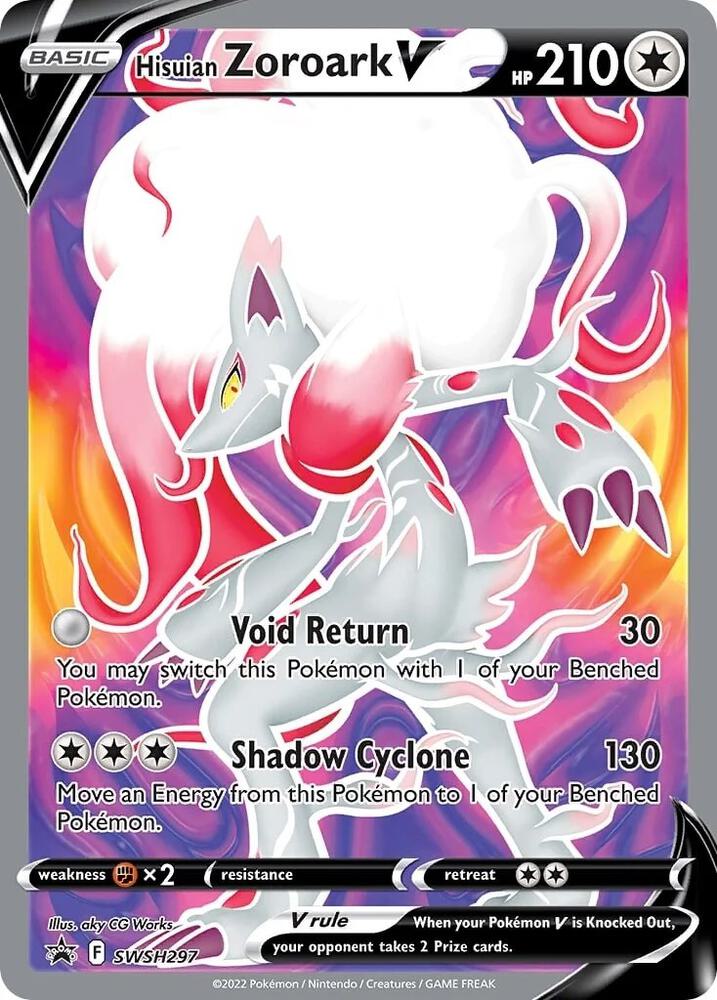 Hisuian Zoroark V SWSH297 (SWSH: Sword & Shield Promo Cards)  - Holofoil | Good Games Cannington