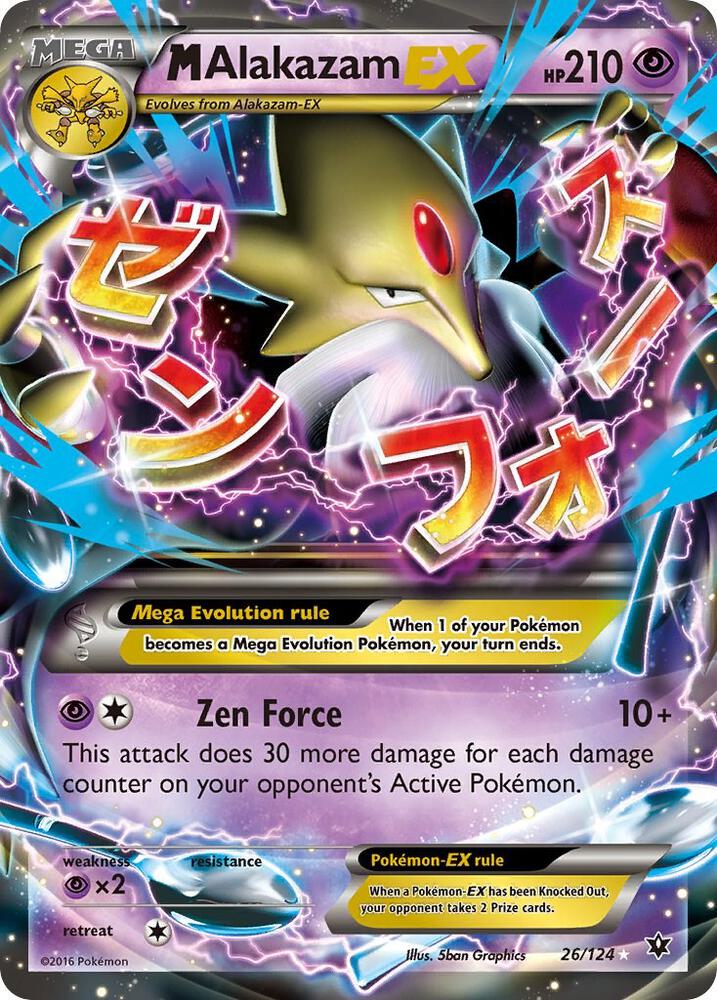 M Alakazam EX 26/124 (XY - Fates Collide)  - Holofoil | Good Games Cannington