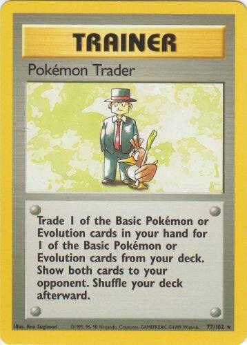 Pokemon Trader 077/102 (Base Set)  | Good Games Cannington