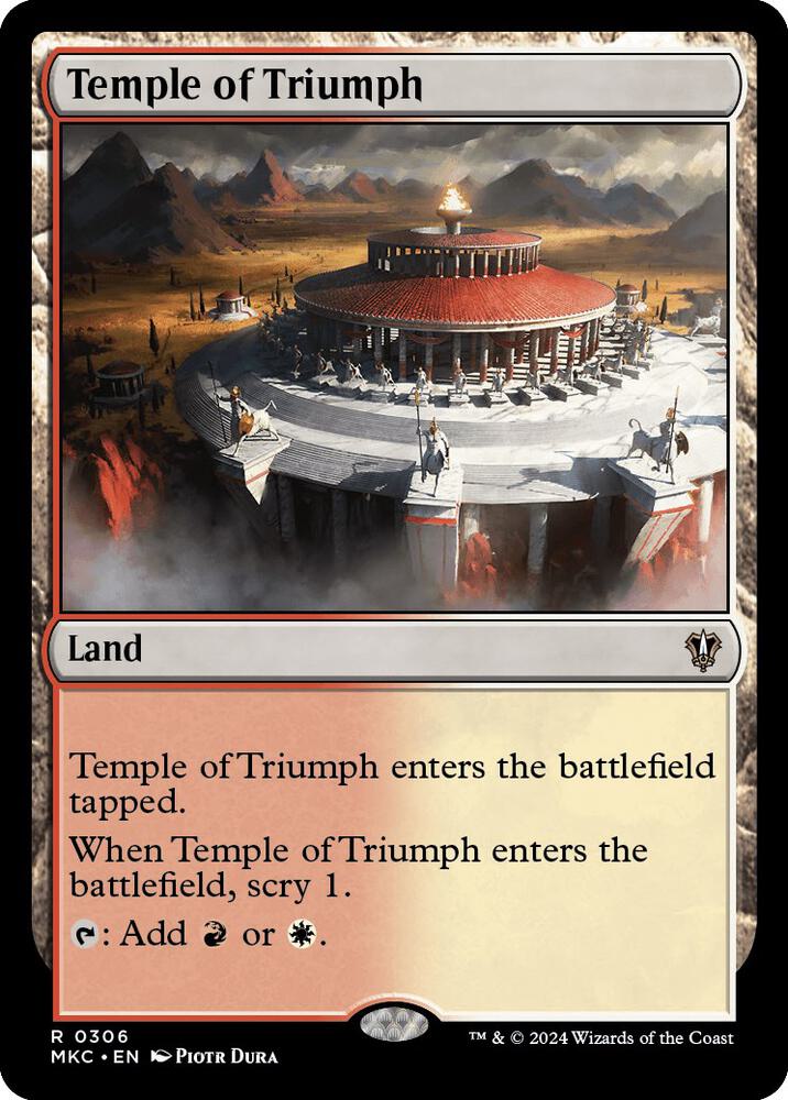 Temple of Triumph 306 (Commander: Murders at Karlov Manor)  | Good Games Cannington