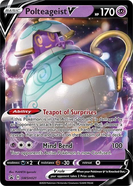 Polteageist V SWSH021 (SWSH: Sword & Shield Promo Cards)  - Holofoil | Good Games Cannington