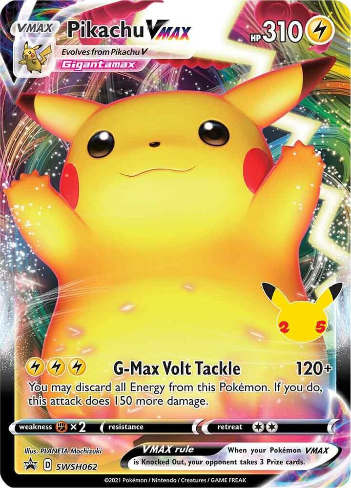 Pikachu VMAX SWSH062 (SWSH: Sword & Shield Promo Cards)  - Holofoil | Good Games Cannington