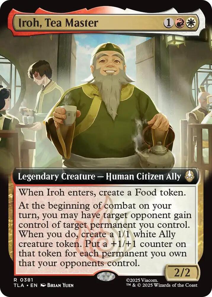 Iroh, Tea Master 381 (Avatar: The Last Airbender)  - Extended Art | Good Games Cannington