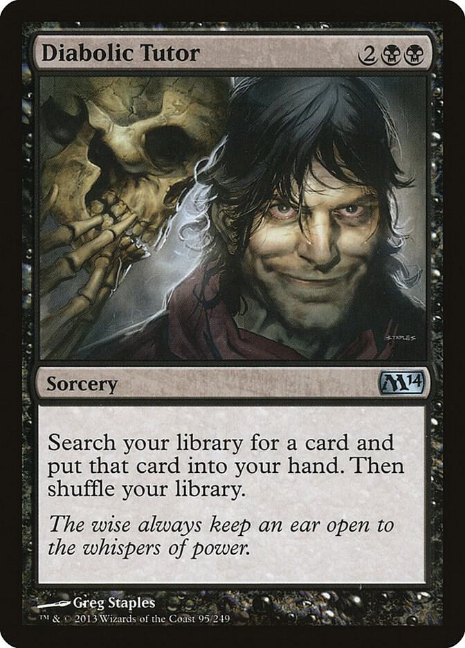 Diabolic Tutor 95/249 (Magic 2014 (M14))  | Good Games Cannington