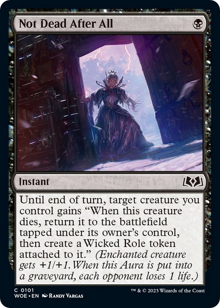 Not Dead After All 101 (Wilds of Eldraine)  - Foil | Good Games Cannington