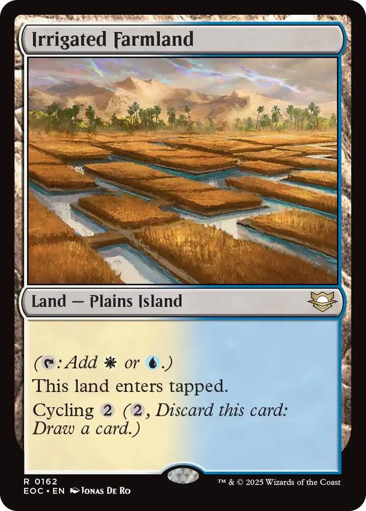 Irrigated Farmland 162 (Commander: Edge of Eternities)  | Good Games Cannington