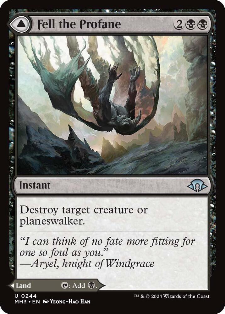Fell the Profane 244 (Modern Horizons 3)  | Good Games Cannington